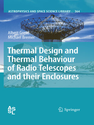 cover image of Thermal Design and Thermal Behaviour of Radio Telescopes and their Enclosures